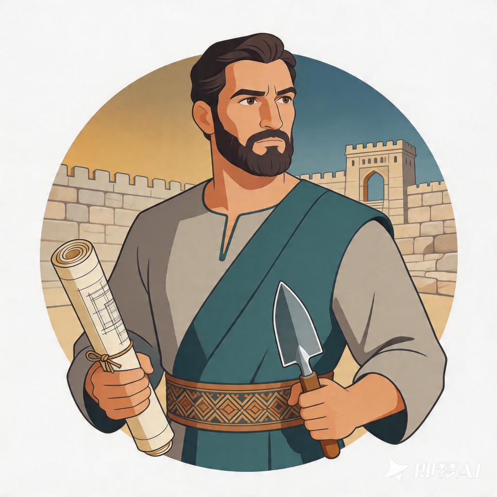 Nehemiah brand illustration